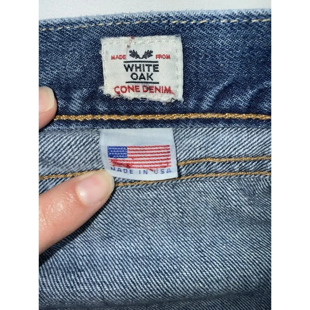 Levi’s 505 White Oak Jeans USA MADE Marked 36 X 30 Men’s Medium Wash Straight.